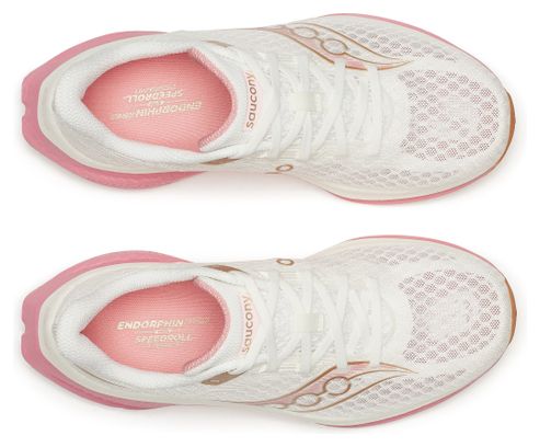 Zapatillas de running Saucony Endorphin Speed 5 Blanco/Rosa Mujer