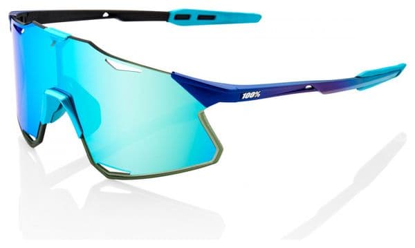 100% Gafas de sol Hypercraft azules - Lentes de espejo azul