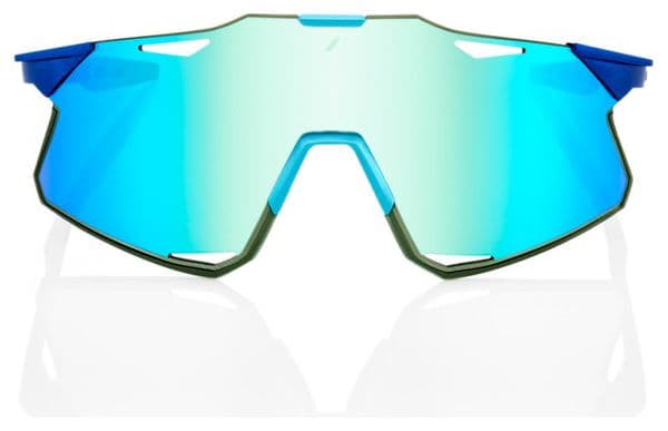 100% Hypercraft Blue Glasses - Mirror Blue Lenses