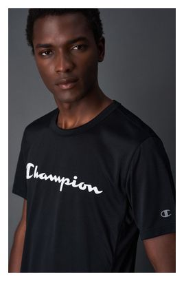 Champion Micro Mesh Short Sleeve Shirt Black