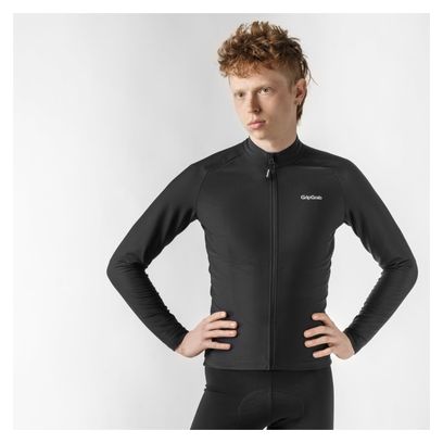 GripGrab Thermapace Thermal Long Sleeve Jersey Black