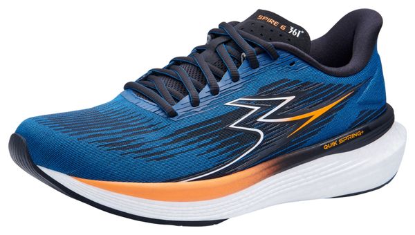 Chaussures de running 361-Spire 6 Peacock Blue/Magma O