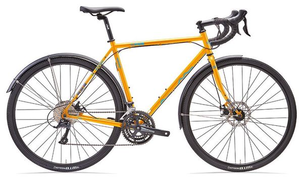 Cinelli HOBOOTLEG EASY TRAVEL SORA Vélo de randonnée jaune