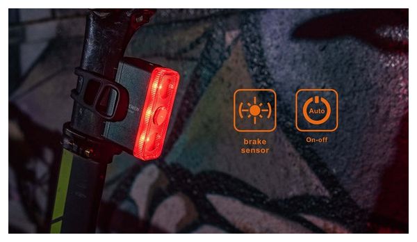 Éclairage arrière LED Ravemen TR500 avec Capteur de Freinage 