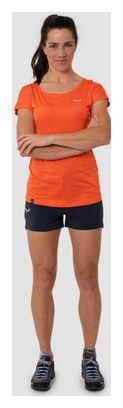 Pantaloncini Salewa Puez Durastretch Cargo blu da donna