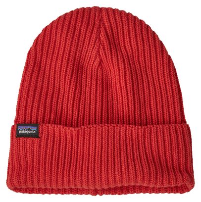 Bonnet Unisexe Patagonia Fishermans Rolled Rouge