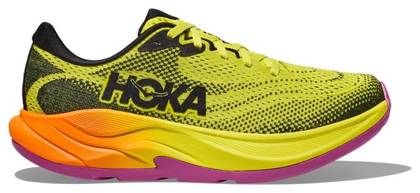 Hoka Rincon 4 Running Shoes Yellow/Orange/Rose Women's