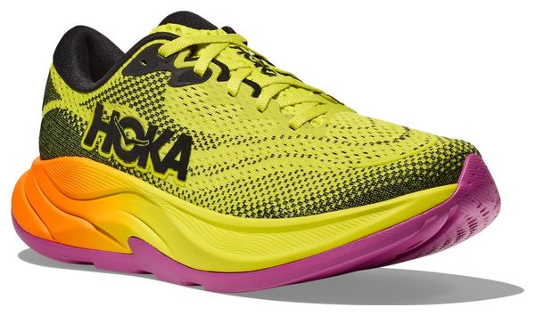 Hoka Rincon 4 Running Shoes Yellow/Orange/Rose Women's