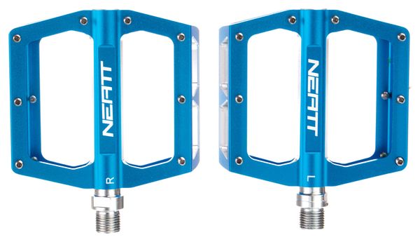 Neatt Attack V2 Flat Pedals 8 Pins Blue