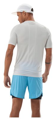 Camiseta de manga corta Compressport Trail Racing gris para hombre