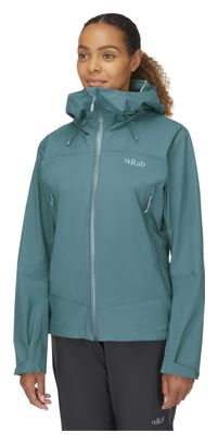 Rab Downpour Plus 2.0 Waterdichte Damesjas Groen L | Gereviseerd product