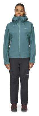 Rab Downpour Plus 2.0 Waterdichte Damesjas Groen L | Gereviseerd product