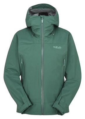 Rab Downpour Plus 2.0 Waterdichte Damesjas Groen L | Gereviseerd product