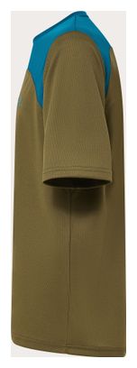 Oakley Free Ride Korte Mouw Jersey Groen/Blauw