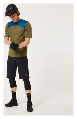 Oakley Free Ride Korte Mouw Jersey Groen/Blauw