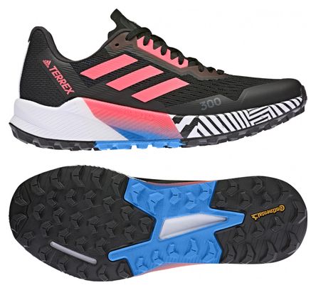 Adidas Terrex Agravic Flow 2 Women's Trail Shoes Black Red
