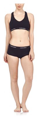 Sujetador deportivo Icebreaker Sprite negro