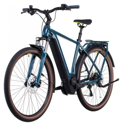 Cube Kathmandu Hybrid One 500 Bicicletta elettrica da città Shimano Deore 10S 500 Wh 700 mm Teal Blue 2022