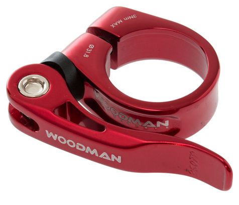 WOODMAN DEATHGRIP QR Sattelklemme Schnellspanner Rot
