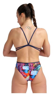Arena Allover Lace Back Multi Color One Piece Swimsuit