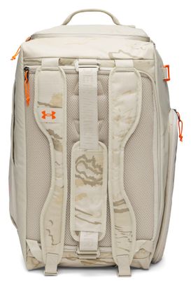 Under Armour Contain Duo Medium sporttas 50 l, beige/oranje