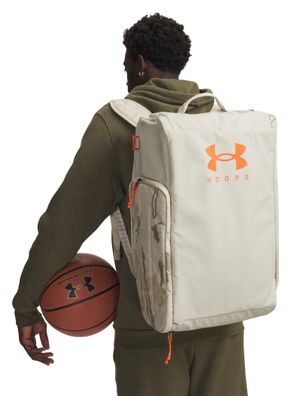 Under Armour Contain Duo Medium sporttas 50 l, beige/oranje