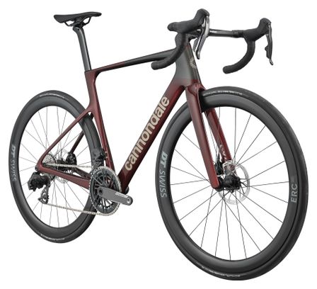 Bicicletta da strada Cannondale SuperSix Evo 3 Gen 5 Sram Force AXS 12V 700 mm Rosso/Grigio 2026