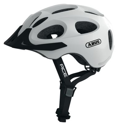 Abus Youn-I Ace Pearl White Helm / Weiß