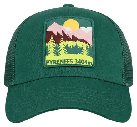Cappellino BV Sport Trucker Trek Summit Pirenei Verde