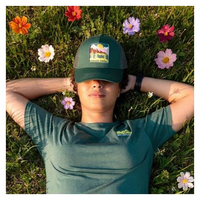 Cappellino BV Sport Trucker Trek Summit Pirenei Verde