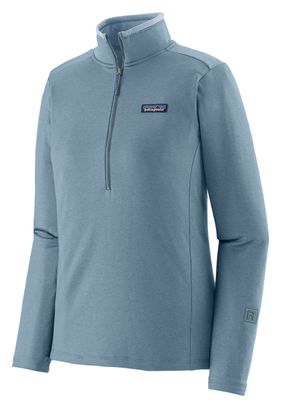 Polaire Femme Patagonia R1 Daily Zip Neck Gris Clair