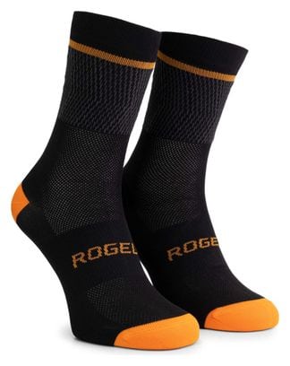 Chaussettes Velo Rogelli Hero II - Homme - Jaune/Gris/Noir