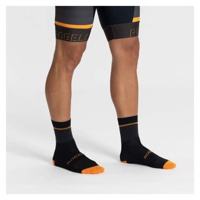 Chaussettes Velo Rogelli Hero II - Homme - Jaune/Gris/Noir