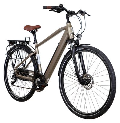 Bicicleta eléctrica urbana Bicyklet Basile Shimano Acera/Altus 8S 504 Wh 700 mm Gris