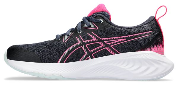 Asics Gel Cumulus 25 GS Laufschuhe Grau Rosa Kinder