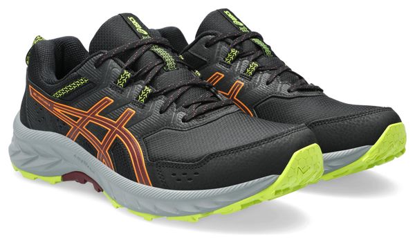 Asics Gel-Venture 9 Trailrunning-Schuhe Schwarz Rot Herren