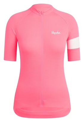 Damen Rapha Core Lightweight Kurzarmtrikot Rosa