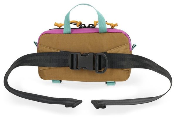 Topo Designs Mini Quick Pack 1.7L Pink/Blue Fanny Pack