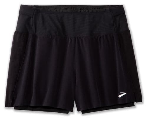 Short 2-en-1 Brooks High Point 2.0 3inch Noir Femme