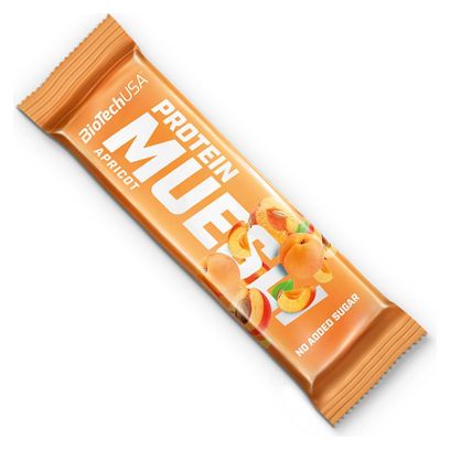 Boîte De Barres Protein Muesli (28x30g) - Biotech Usa - Abricot - Barres Protéinées