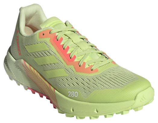 Adidas Terrex Agravic Flow 2 Damen Trail Running Schuhe Gelb Rot