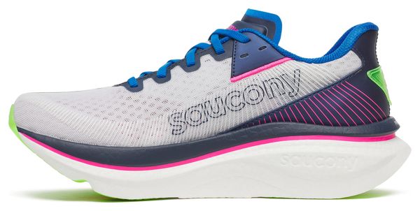 Saucony Endorphin Azura hardloopschoenen wit/blauw/roze heren