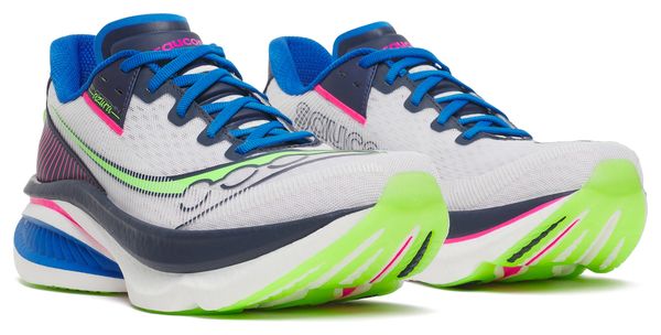Saucony Endorphin Azura hardloopschoenen wit/blauw/roze heren