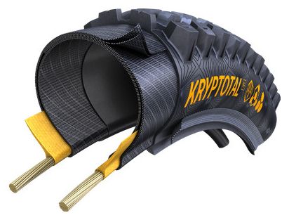 Continental Kryptotal Re 27.5'' MTB Tire Tubeless Ready Foldable Downhill Casing SuperSoft Compound E-Bike e25