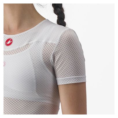Kurzärmeliges Unterhemd Damen Castelli Pro Issue 2 Weiß