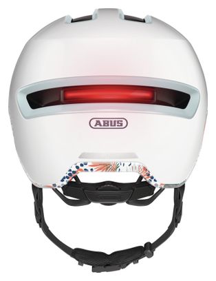 Abus Hud-Y Helm Flower White / Weiß
