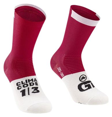 Assos GT Socks C2 Red/White
