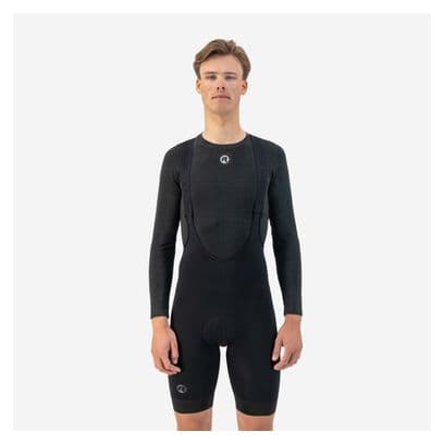 Sous Maillot Manches Lounges Rogelli Merino Noir