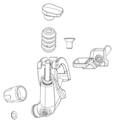 Remote Rockshox Twist Grip 2 and 3 Positions for TwistLoc Ultimate