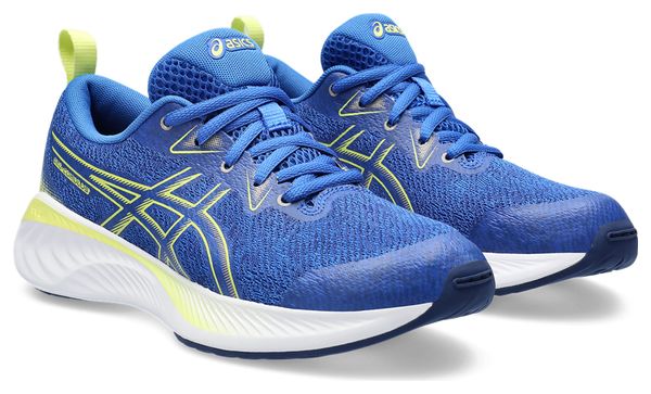 Zapatillas de Correr Asics Gel Cumulus 25 GS Azul Amarillo Niño